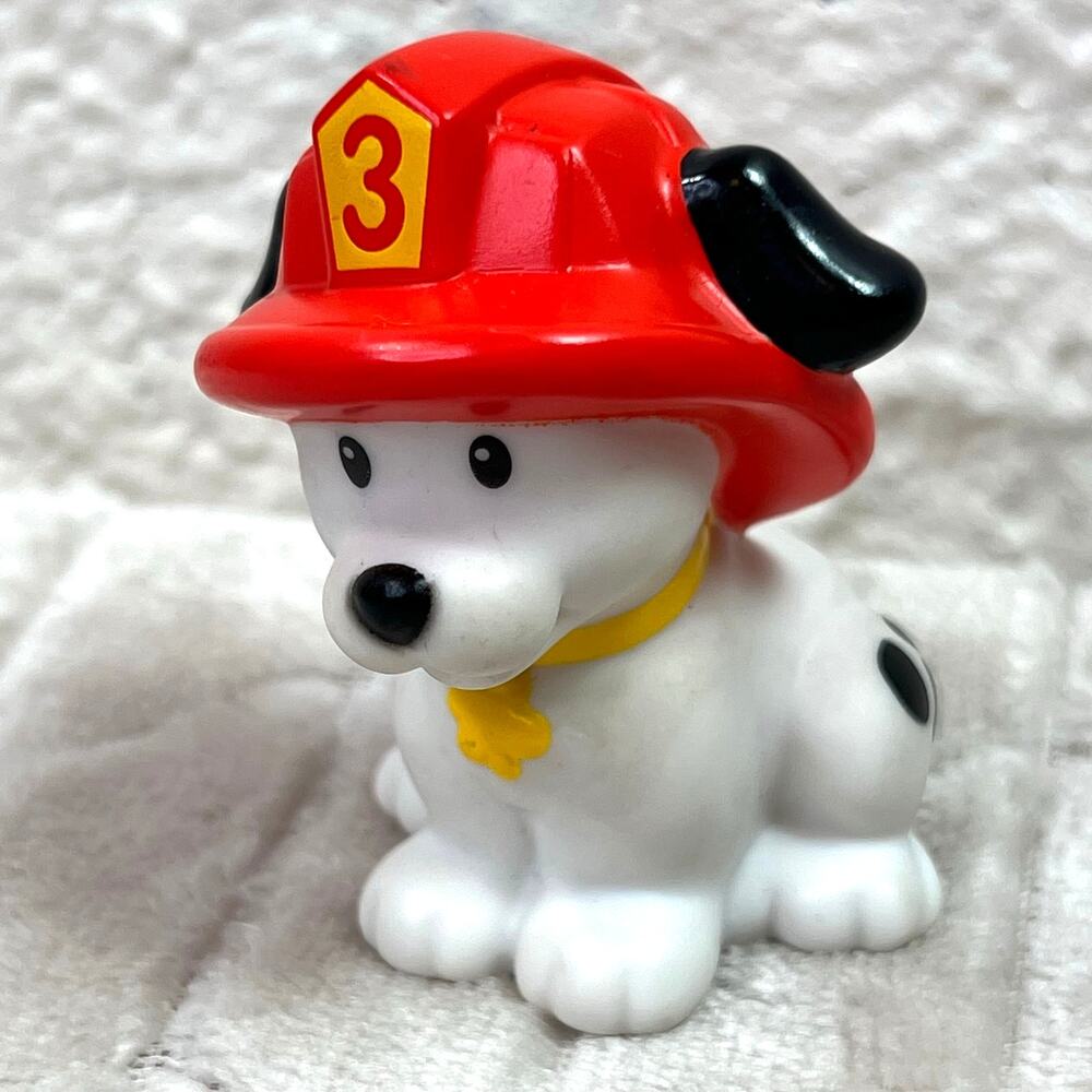 Fisher Price Little People Dalmatian Firefighter Dog Puppy for Fire Truck No. 3